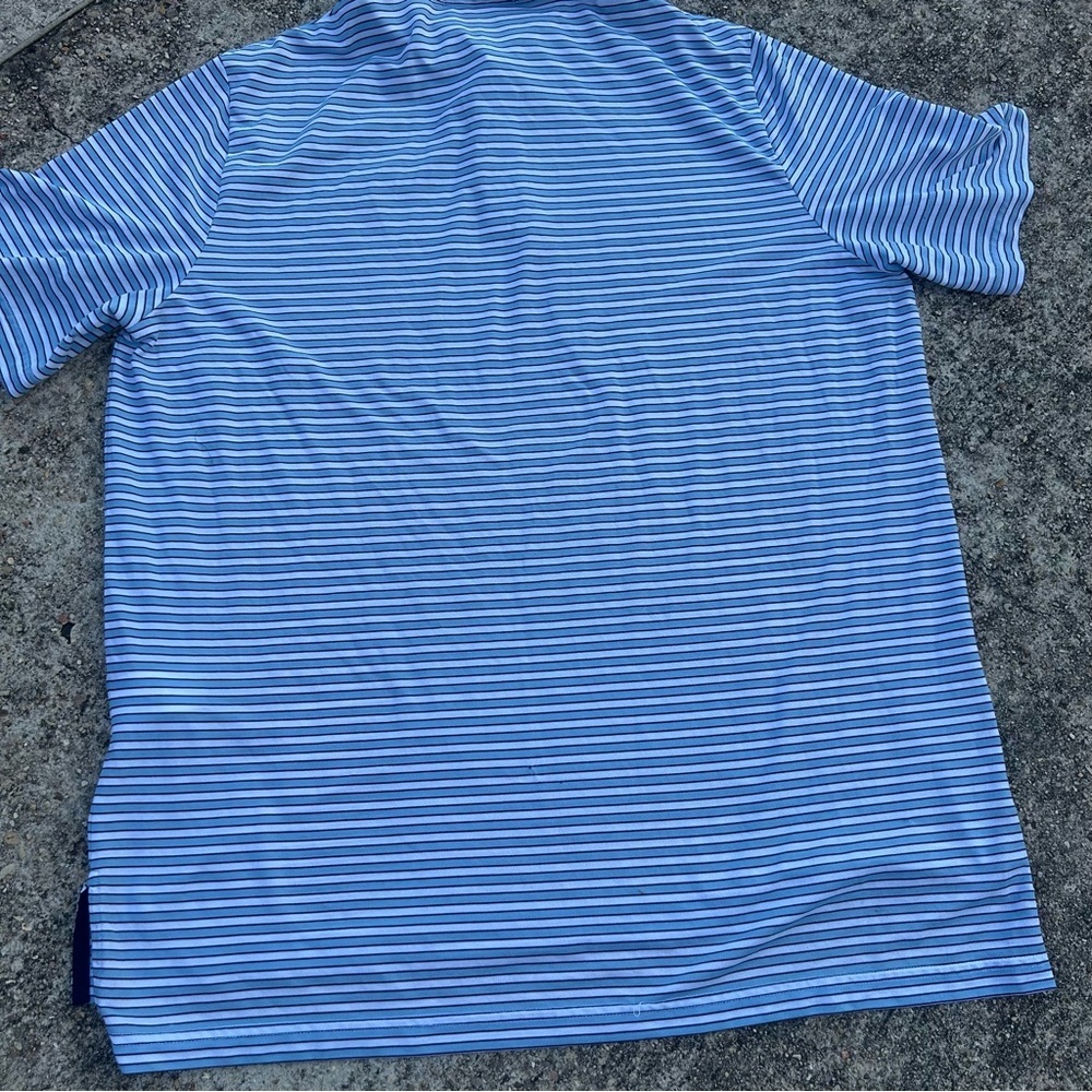 Polo by Ralph Lauren Blue Striped Polo Shirt - Picture 7 of 7